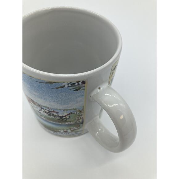 Vtg Everyday Gibson John Deere Nostalgic 11 Oz. Coffee Cup Mug Set of 4 NWOB - Picture 9 of 9